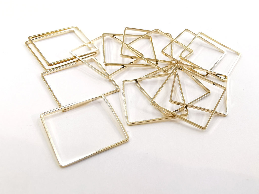 Brass Ring, 20x20mm, 10pcs | 銅圈, 方形, 20x20mm, 10個