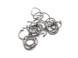 Jump Ring, 1.2x12mm, Stainless Steel, 50 Pieces | 不鏽鋼開口圈, 1.2x12mm圓形, 50個