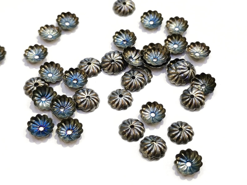 銅珠蓋, 7.3mm, 24個