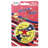Jewelry Elastic Cord, Transparent, 0.7/0.8/1.0mm, 25M | 彈性魚絲, 透明, 0.7/0.8/1.0mm, 25米