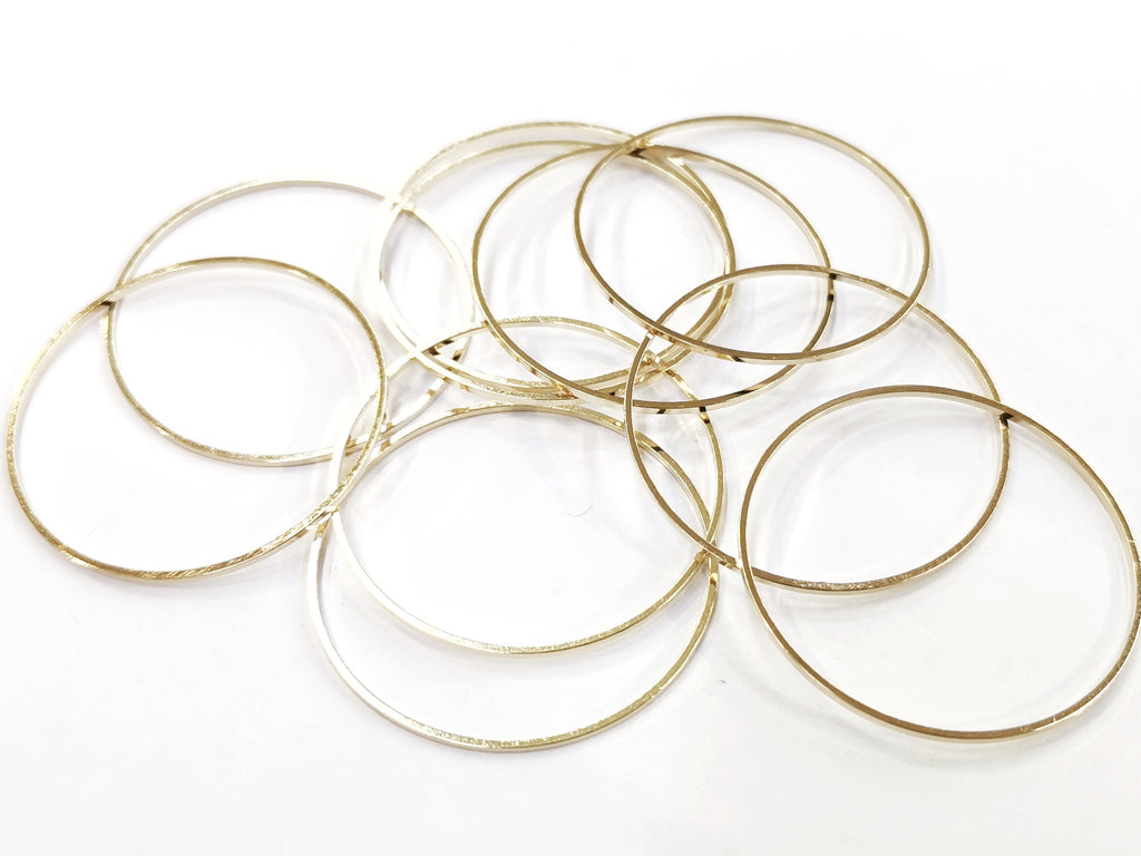 Brass Ring, Round, 35mm, 10pcs | 銅圈, 圓, 35mm, 10個