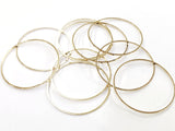Brass Ring, Round, 35mm, 10pcs | 銅圈, 圓, 35mm, 10個