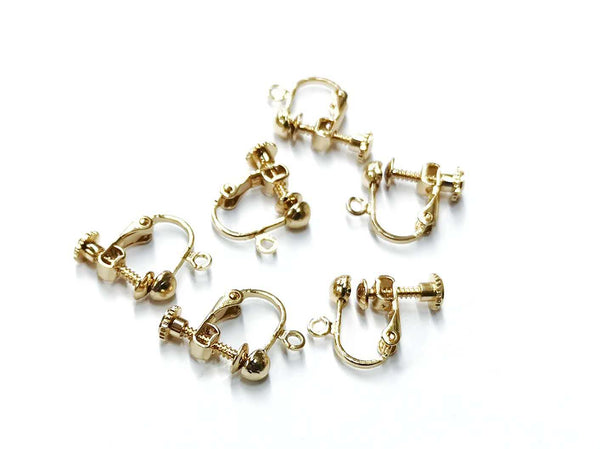 Earring, Clip On Earrings, Screw back clips, Price Per 3 Pairs | 耳夾