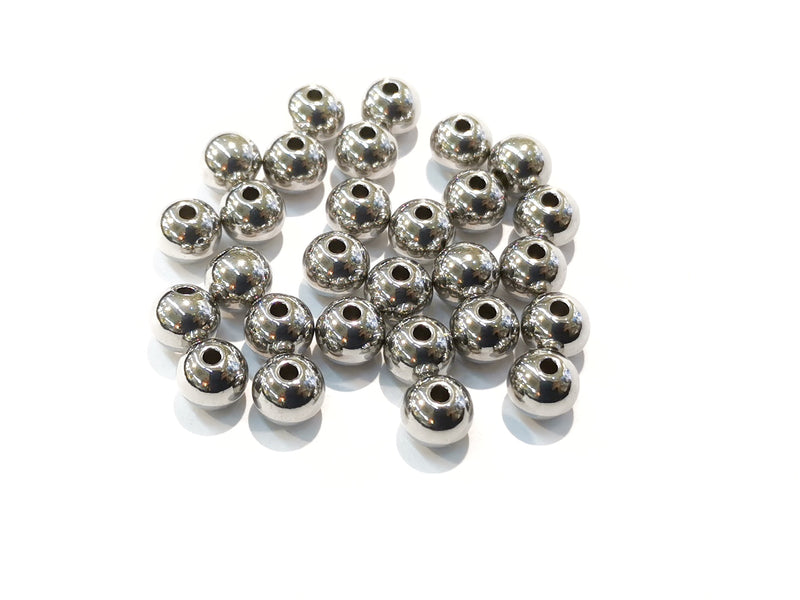 不鏽鋼圓珠, 8mm, 12個