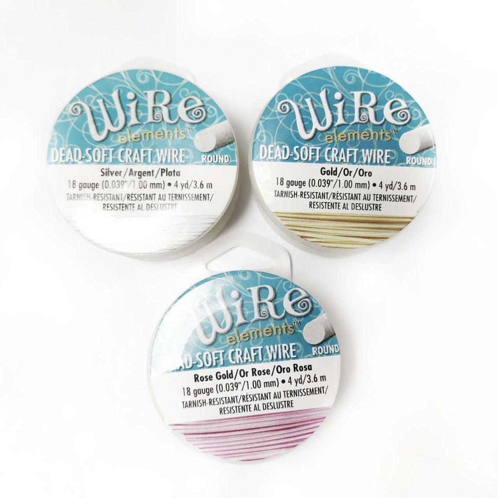 Craft Wire, Round, Beadsmith, 18 Gauge (1mm) | 圓銅線, Beadsmith, 18 Gauge (1mm)