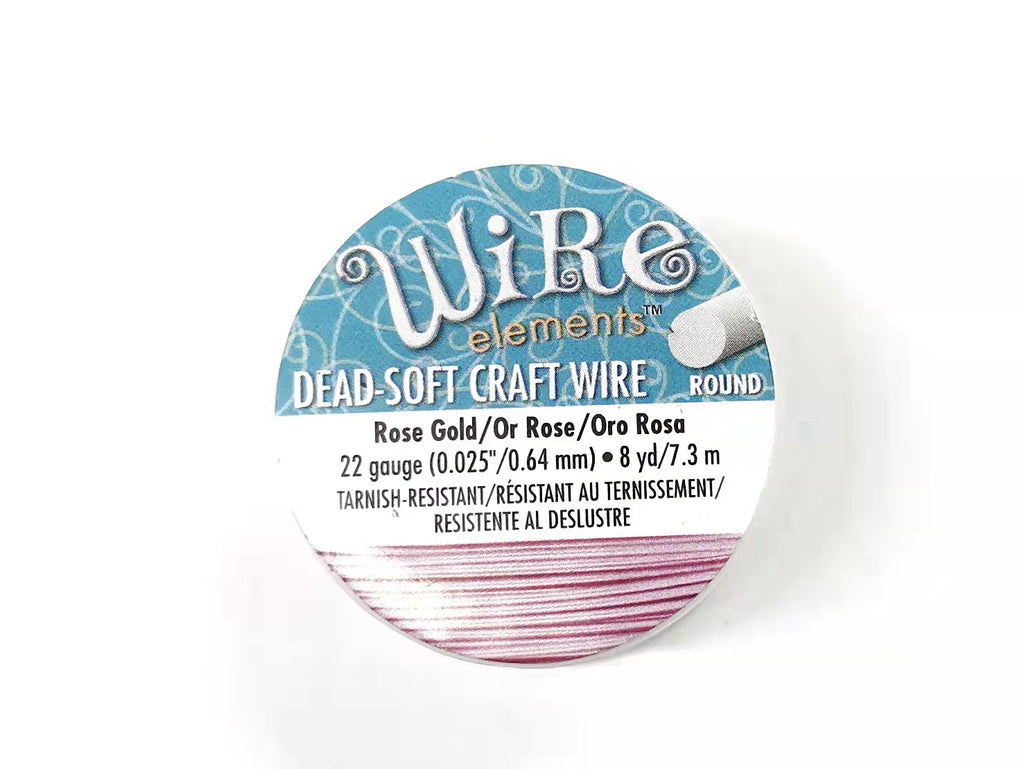 Craft Wire, Round, Beadsmith, 22 Gauge (0.64mm) | 圓銅線, Beadsmith, 22 Gauge (0.64mm)