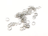 Jump Ring, 0.5x4mm, Stainless Steel, 100 Pieces  | 不鏽鋼開口圈, 0.5x4mm圓形, 100個