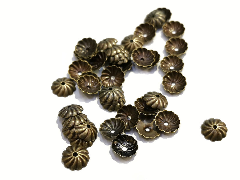銅珠蓋, 7.3mm, 24個