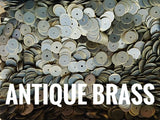 Clearance, Brass sequins, 7mm, centre hole, 150 pcs | 特價, 圓銅片, 7mm, 中孔, 150個