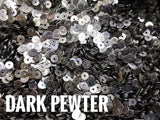 Clearance, Brass sequins, 4mm, centre hole, 200 pcs | 特價, 圓銅片, 4mm, 中孔, 200個
