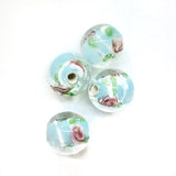 Bead, Lampwork, 11mm, Round, Price Per 4 Pieces | 琉璃珠, 11mm, 4粒