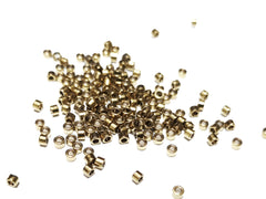 古董玻璃珠, 金屬色, 2.5mm