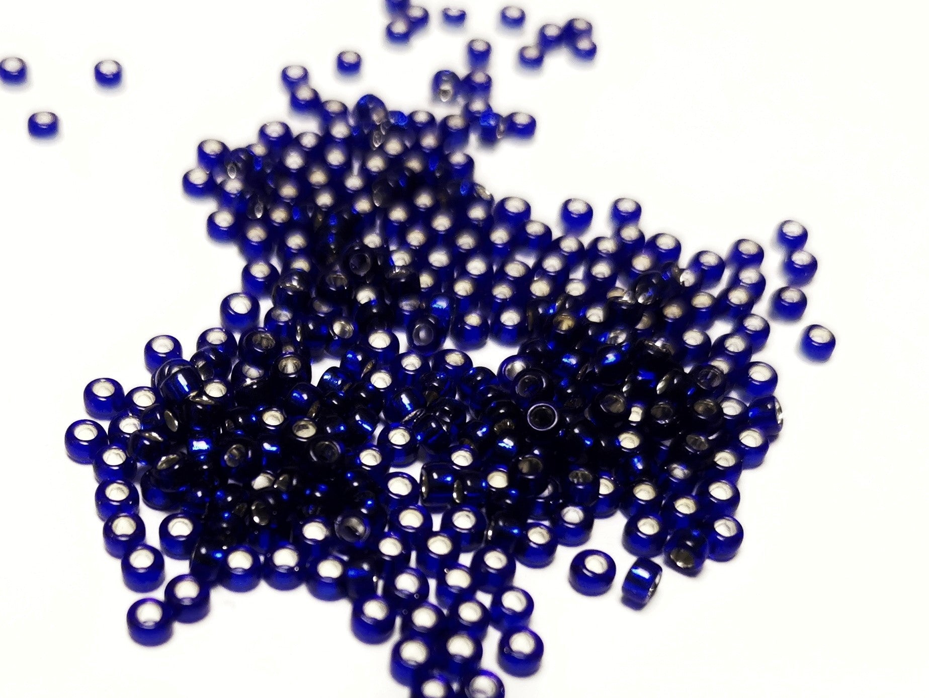 古董玻璃珠, 銀芯, 2.5mm