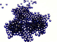 古董玻璃珠, 銀芯, 2.5mm