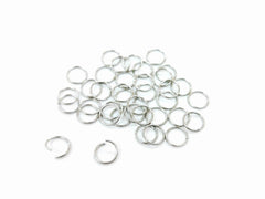 不鏽鋼開口圈, 0.8x8mm圓形, 72個