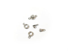 Stainless Steel clasp, Snap clasp, Ball and Socket Clasp, 2 pcs | 不鏽鋼啪扣, 2個