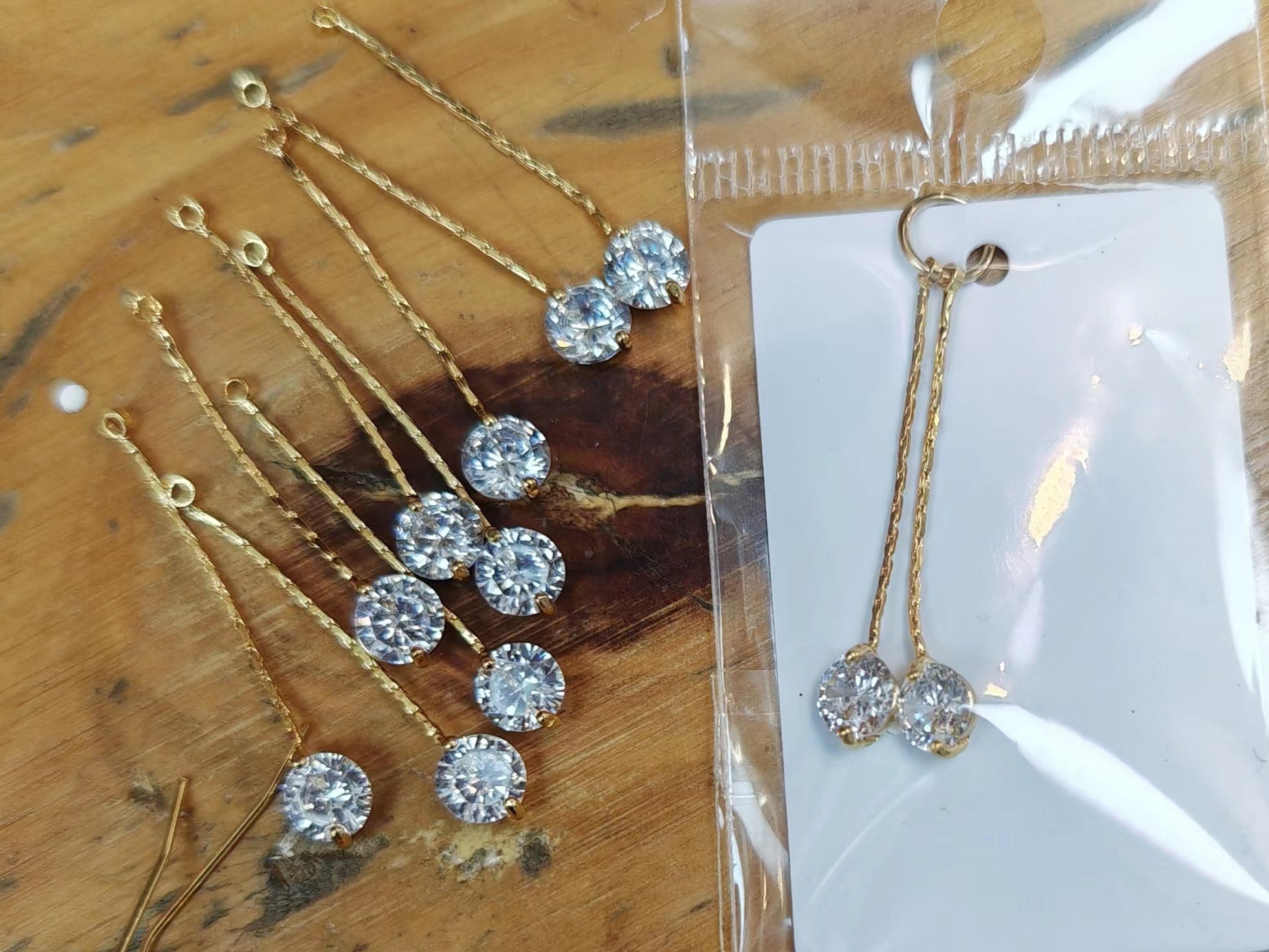 吊飾, 6mm 鋯石銅吊飾