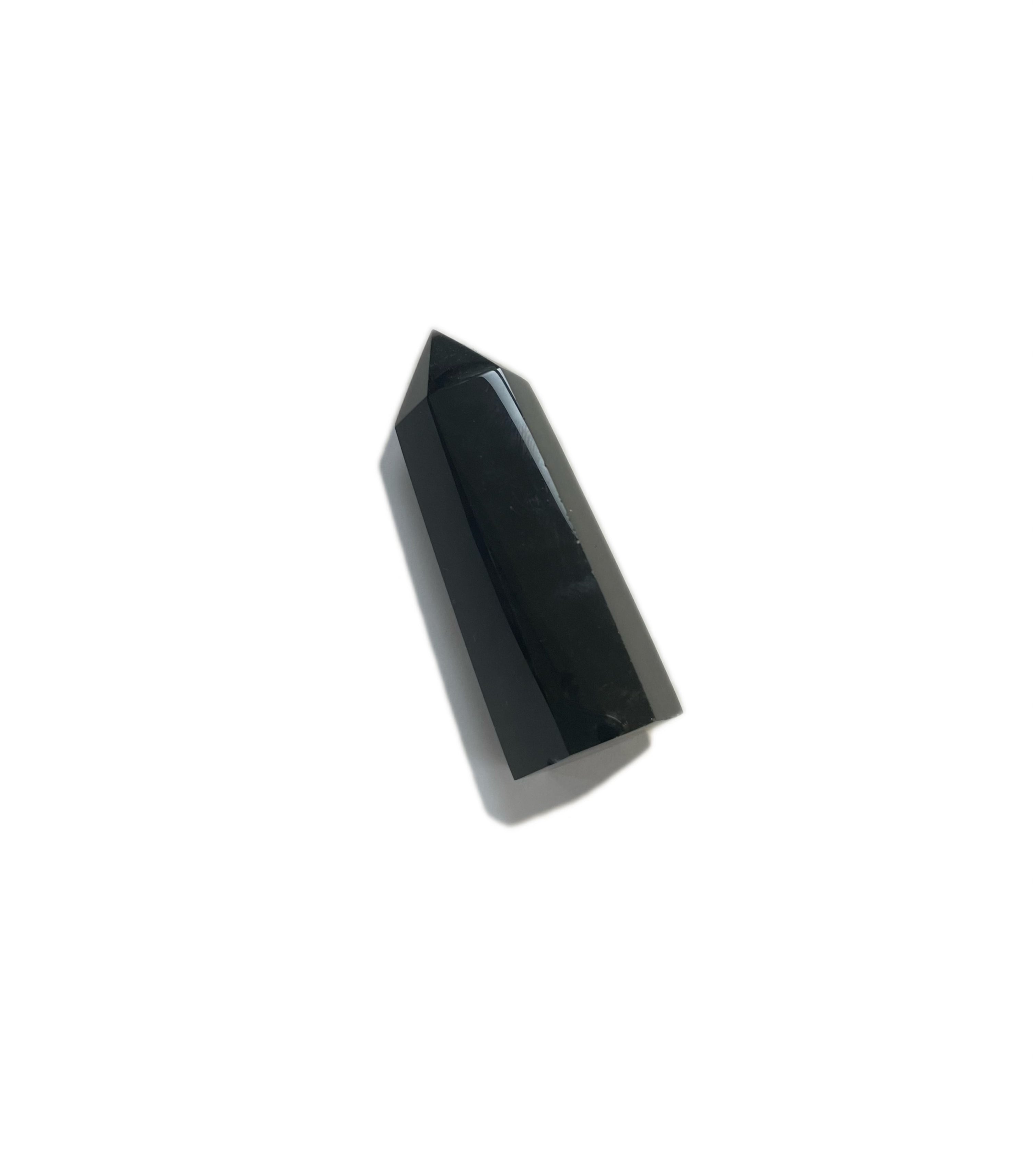 Polished Quartz Crystal Points, Obsidian 水晶柱, 黑曜石