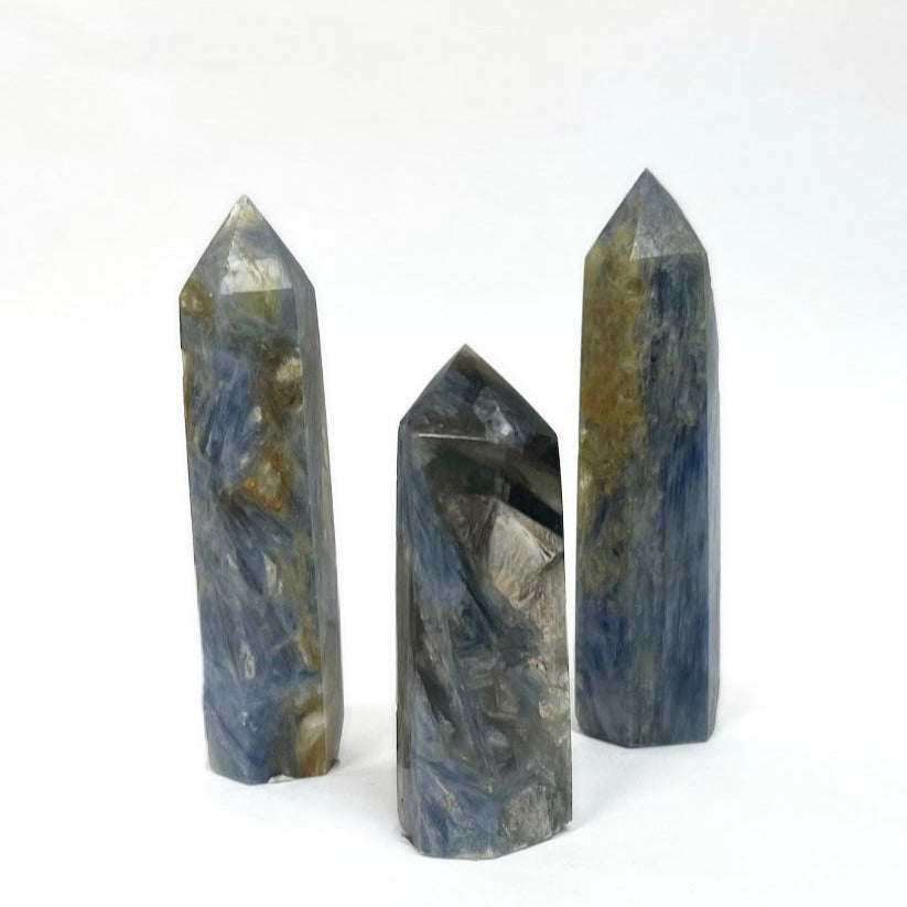 水晶柱, 藍晶石 (藍)