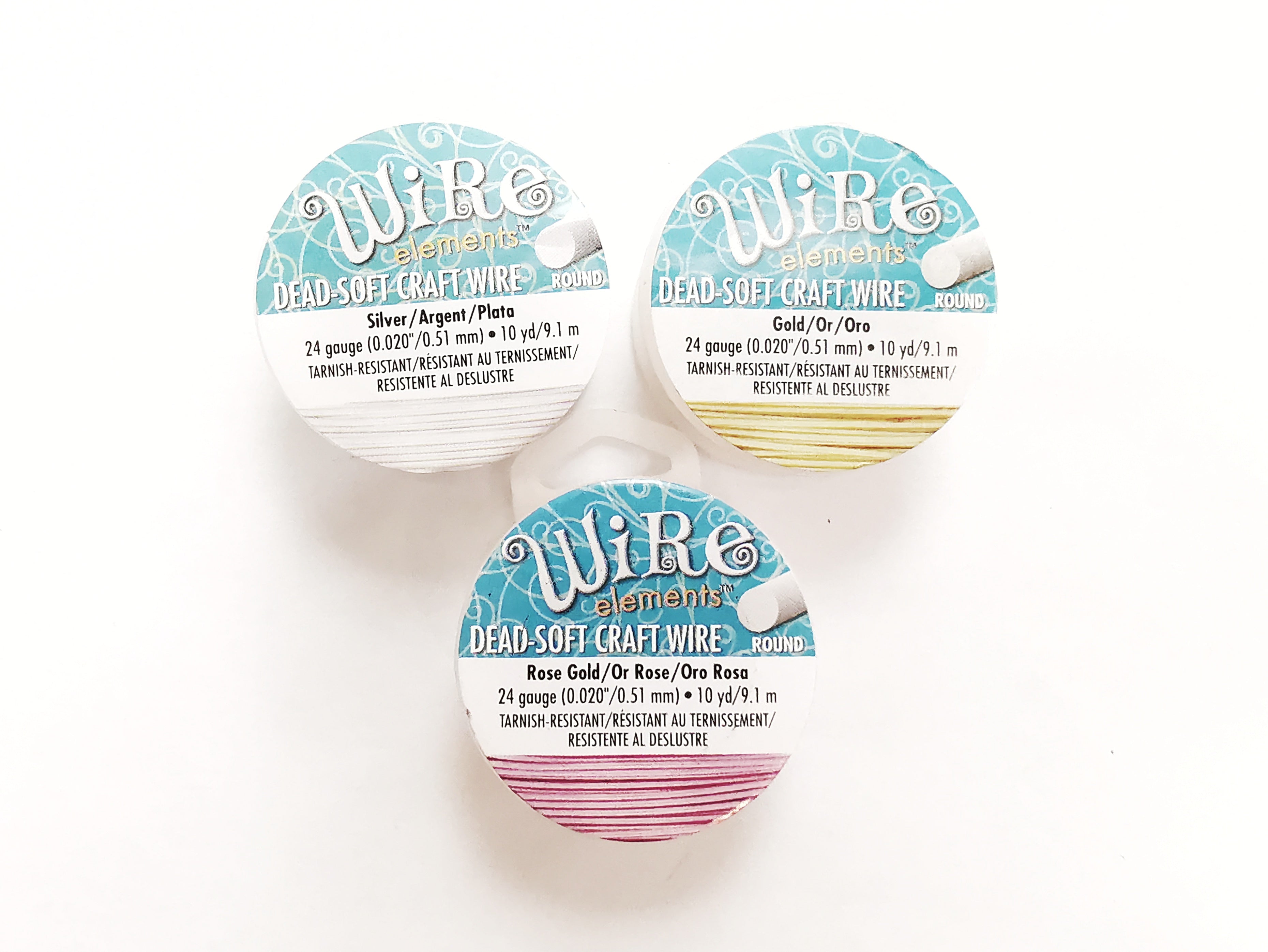 圓銅線, Beadsmith, 24 Gauge (0.51mm)