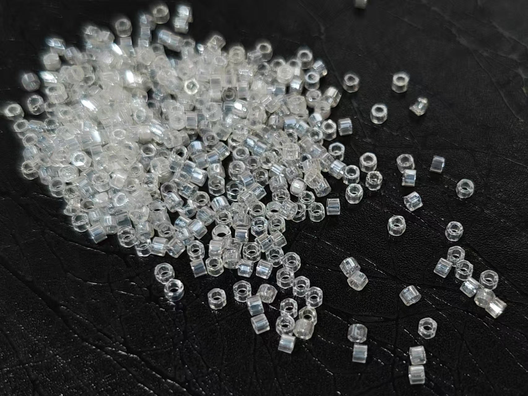 古董玻璃珠, 六角, 2.5mm