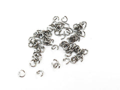 不鏽鋼開口圈, 0.7x4mm圓形, 100個