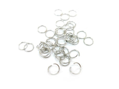 不鏽鋼開口圈, 1.2x9mm圓形, 50個