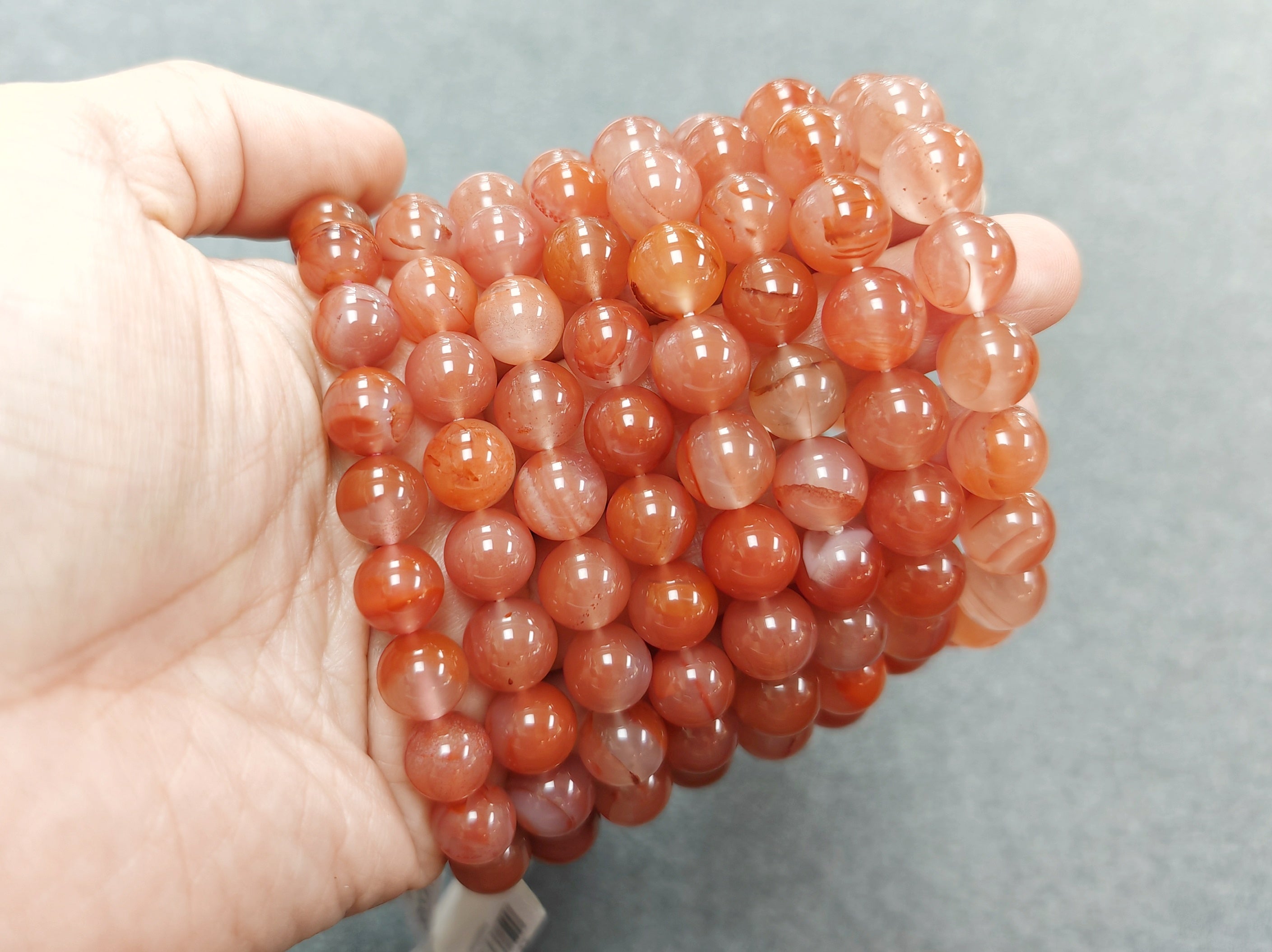 瑪瑙 (水紅), 單圈手鏈