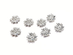 銅珠蓋, 鋯石, 8mm, 2個