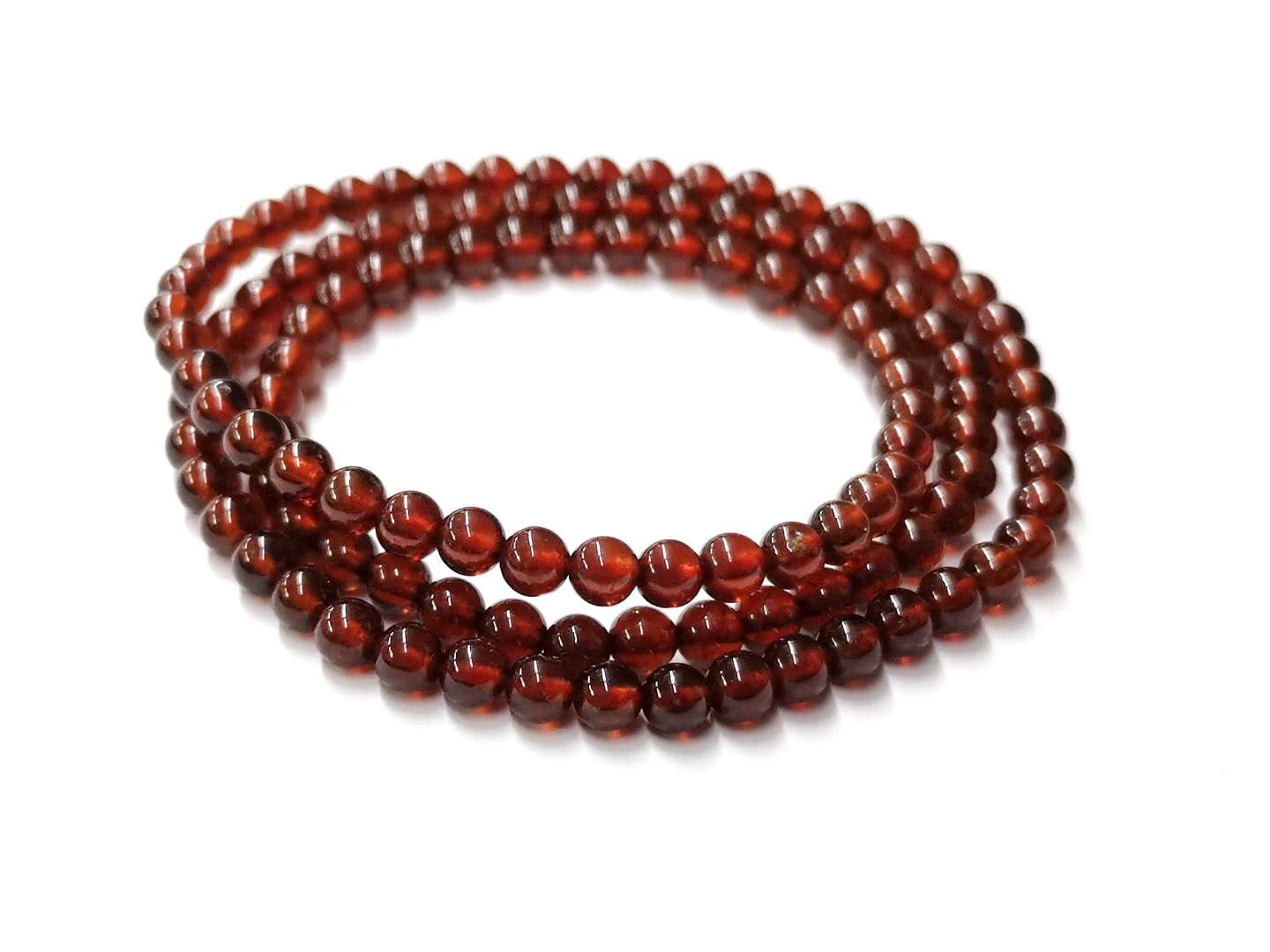 橙紅石榴, 多圈手鏈