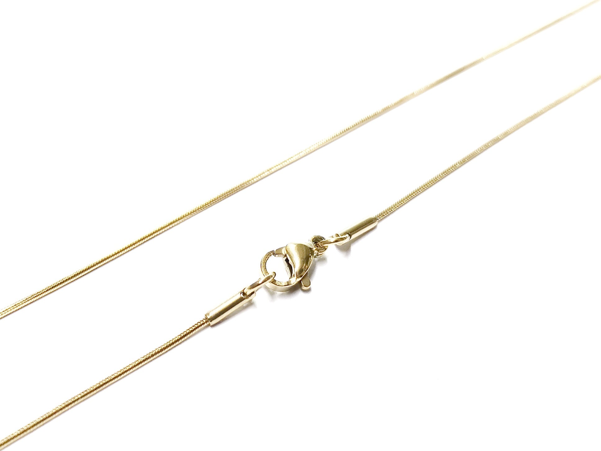 Stainless Steel Necklace, 0.9mm Snake Chain | 不鏽鋼項鏈 0.9mm蛇骨鏈