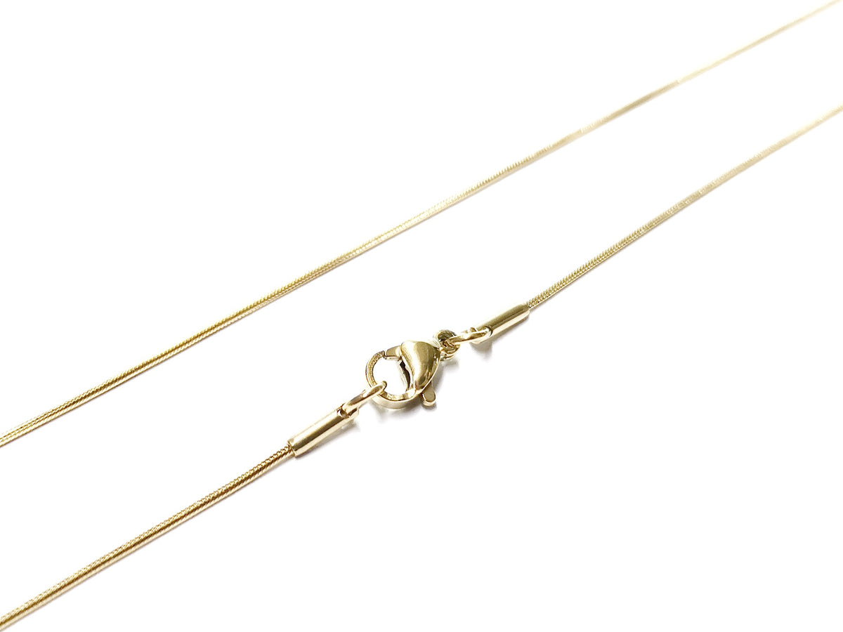 Stainless Steel Necklace, 0.9mm Snake Chain | 不鏽鋼項鏈 0.9mm蛇骨鏈