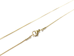 Stainless Steel Necklace, 0.9mm Snake Chain | 不鏽鋼項鏈 0.9mm蛇骨鏈