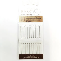 Needle Twisted Wire, BeadSmith, Medium/Fine | 麻花穿珠針, BeadSmith, 中/細