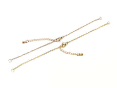 Stainless Steel DIY bracelet, 14cm, clasp set | 不銹鋼DIY手鏈, 14cm