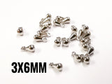 Brass Charm, 3x6mm, tear drop, 24 pcs | 銅吊飾, 3x6mm, 水滴, 24個
