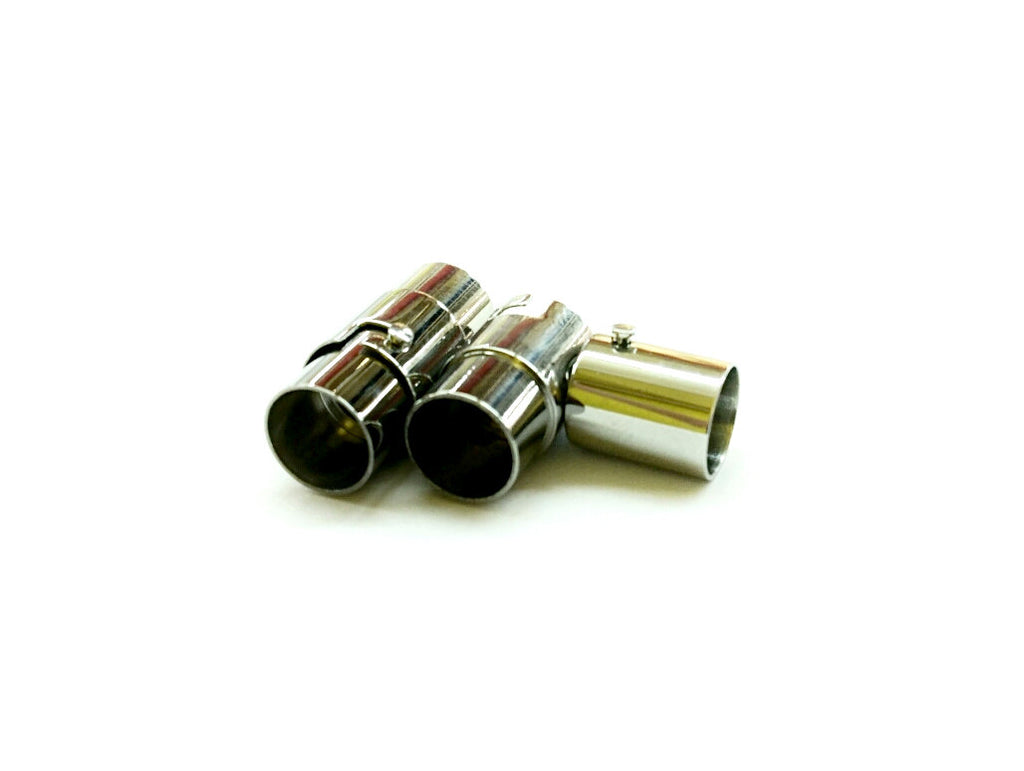 Stainless Steel Magnetic Clasp, 10x21mm Tube, 8mm Hole, Price Per Piece - amakeit bead 天富
