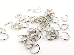不鏽鋼開口圈, 1x8mm圓形, 72個