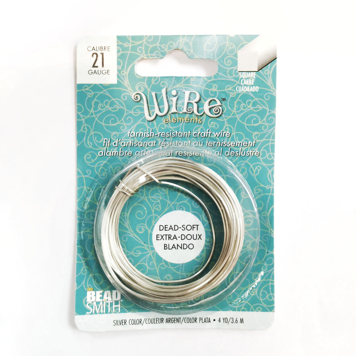 方形銅線, Beadsmith, 21 Gauge