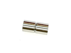 Stainless Steel Magnetic Clasp, 9x21mm Tube, 7mm Hole, Price Per Piece - amakeit bead 天富