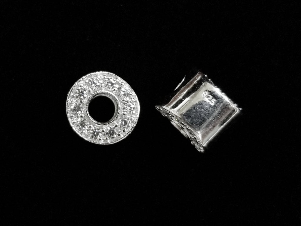 925銀閃石珠, 9mm圓圈
