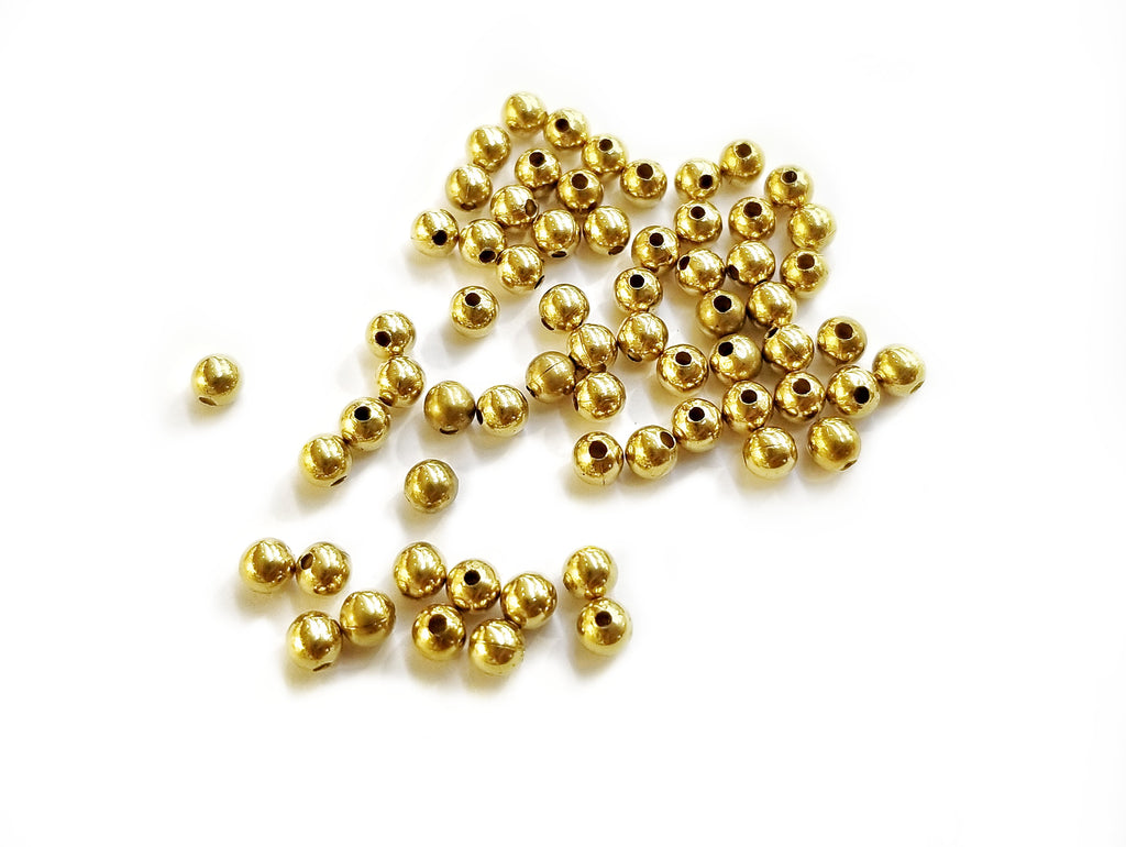 銅珠, 3.2mm圓珠, 250個