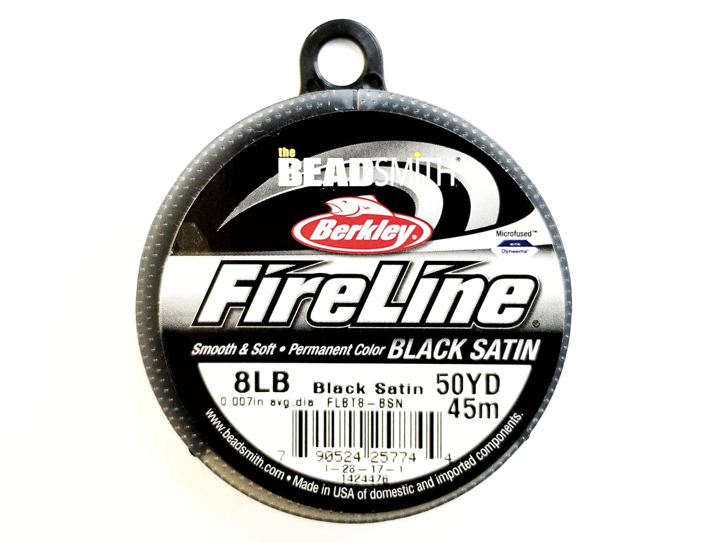 Fireline魚絲線, 黑色, 6/8磅, 50碼