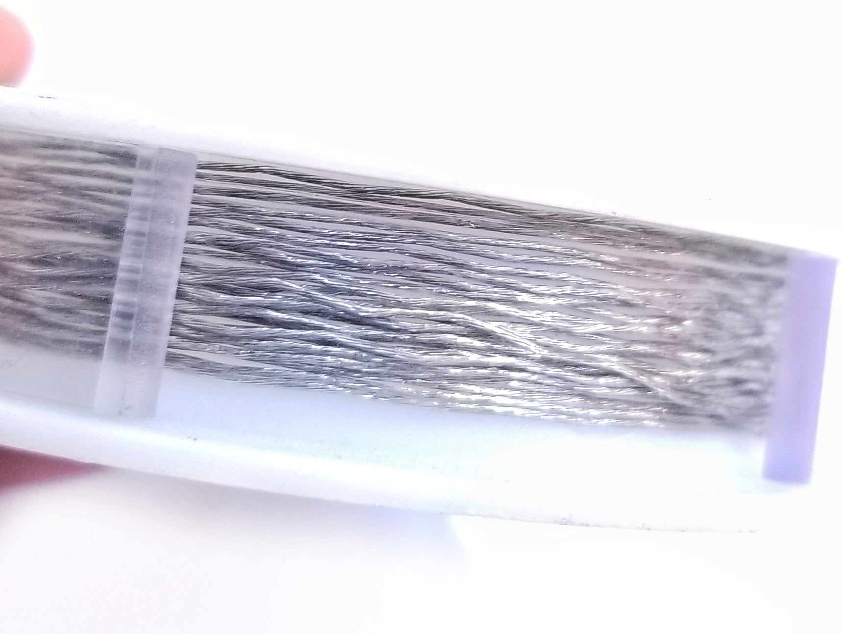 Wire, Steel, Flex-rite Ripple 7 Strand, Beadsmith, 0.46mm, 4.6m | 不鏽鋼線, 美國Flex-rite, 波浪形, 7股線, 0.46mm, 4.6米
