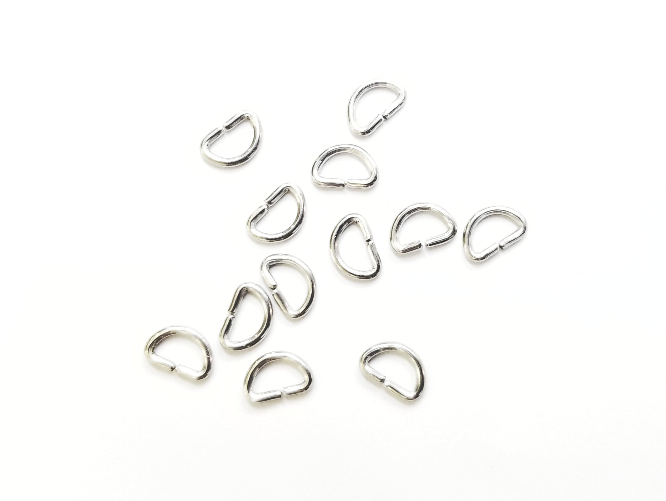 D Ring, Stainless Steel, 4.7x7mm, 36 Pieces | 4.7x7mm 不鏽鋼D圈，36個