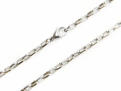 20" Stainless Steel Necklace, 4.5mm Long Rolo Chain | 20“ 不鏽鋼項鏈 4.5mm橢圓鏈