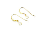 Earring Hook, Gold-filled, 20mm, 1 Pair | 包金耳勾， 20mm，1對