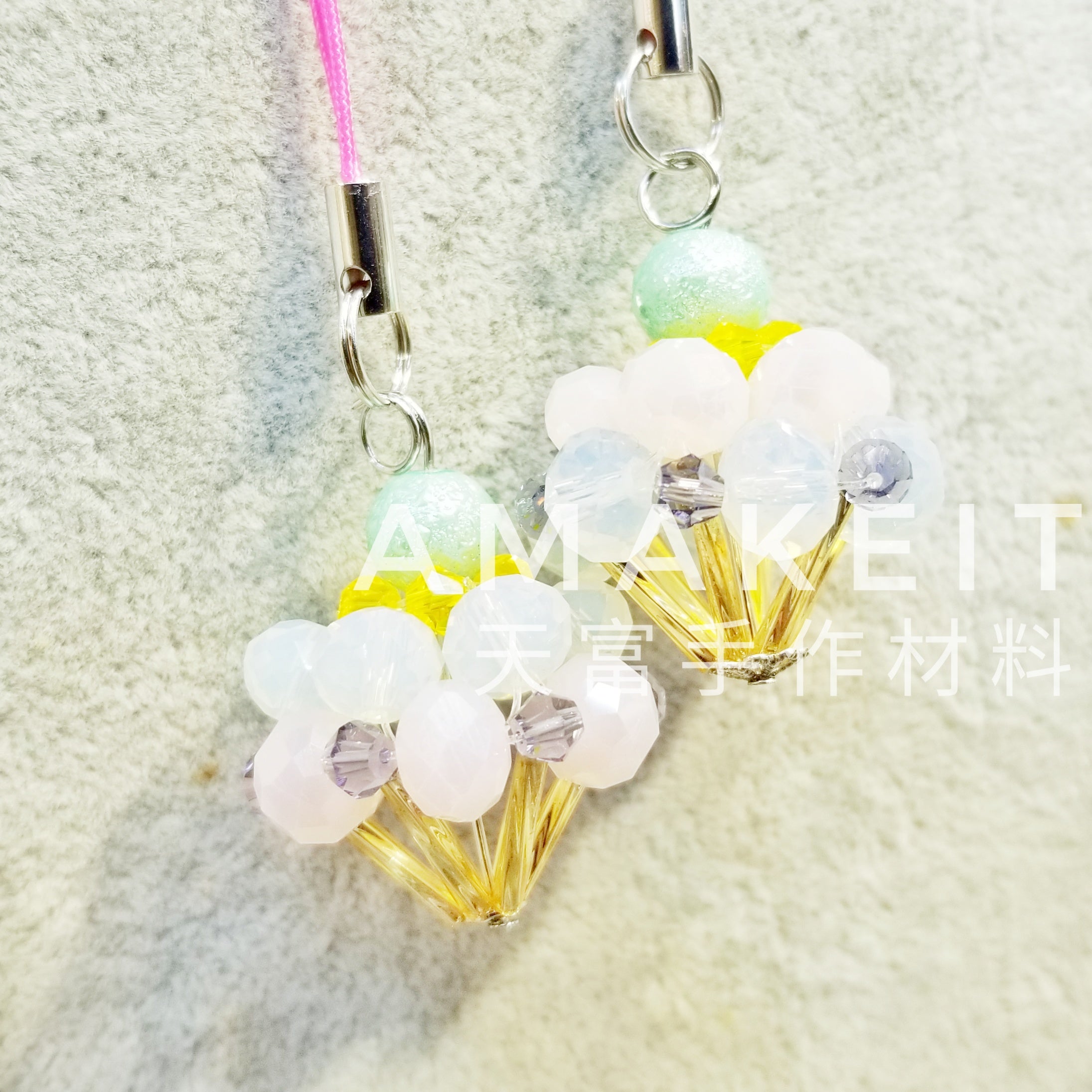 穿珠蛋糕仔，DIY材料包