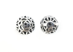 通花銀珠, 1m0m, 玫瑰花圖案