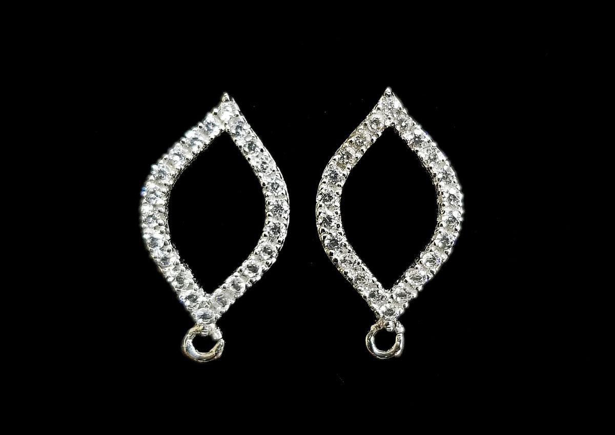 925銀閃石耳勾, 有圈